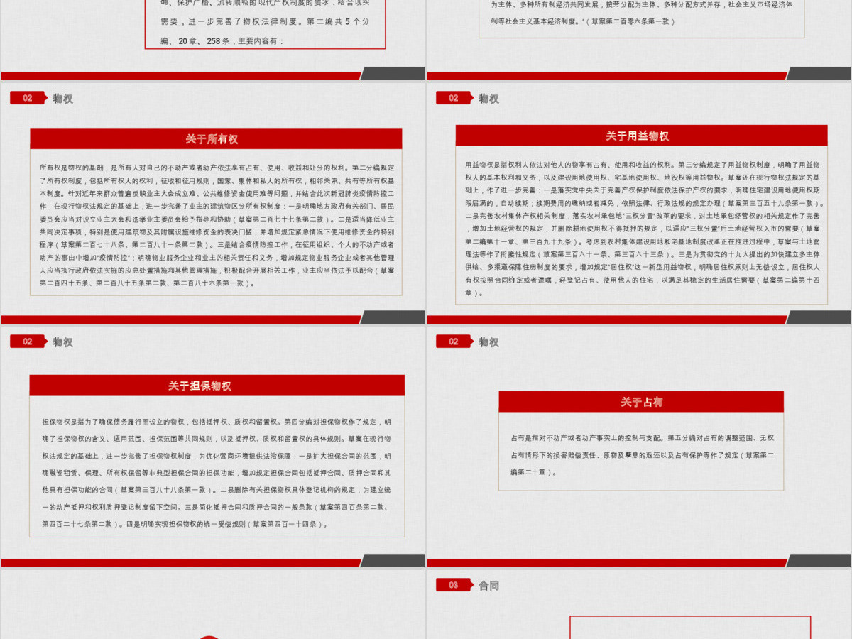 中华人民共和国民法典草案解读党课PPT 中华人民共和国民法典草案解读党课PPT