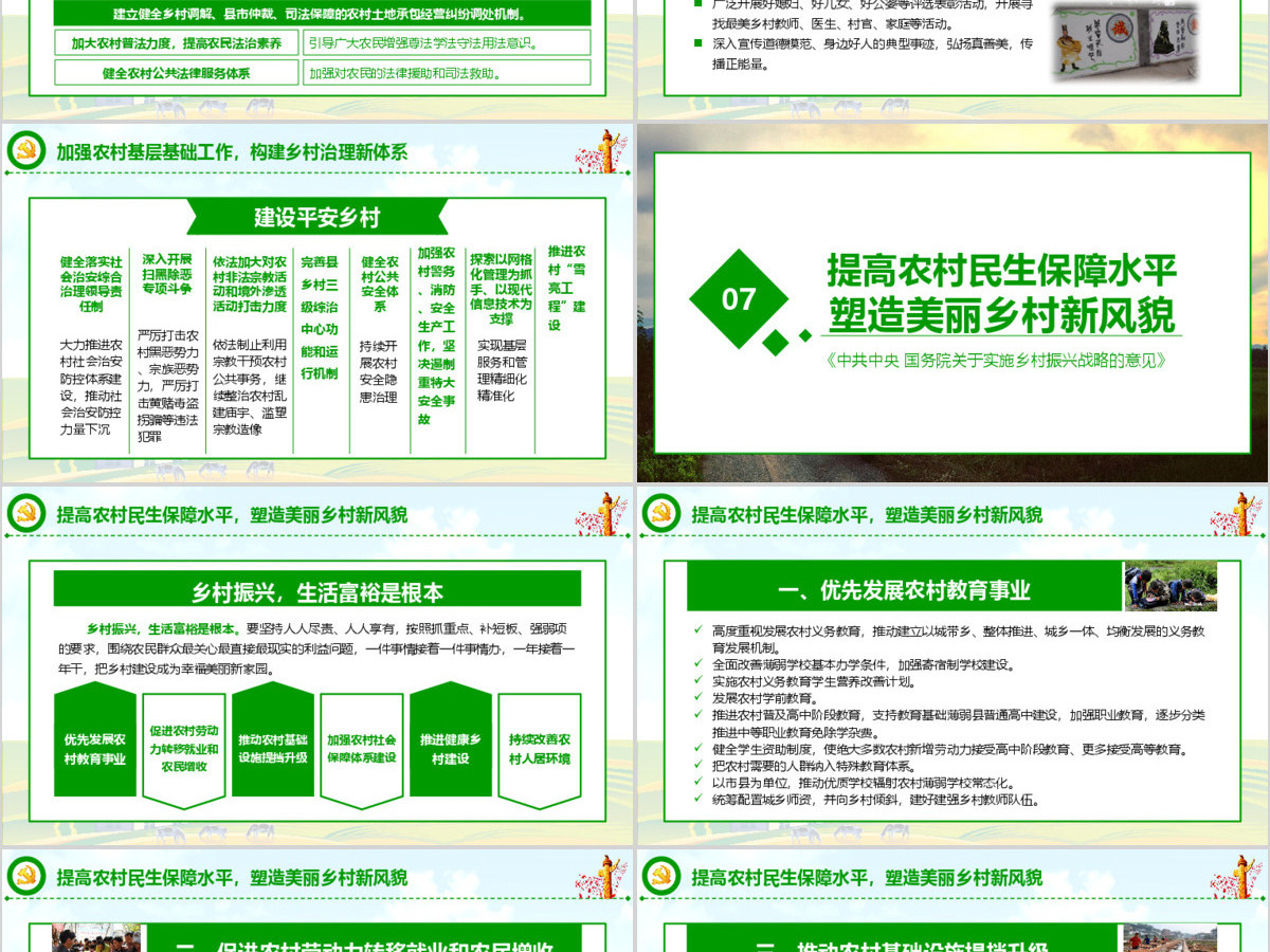 精准2019中央一号文件解读乡村振兴道路党课课件 精准2019中央一号文件解读乡村振兴道路党课课件