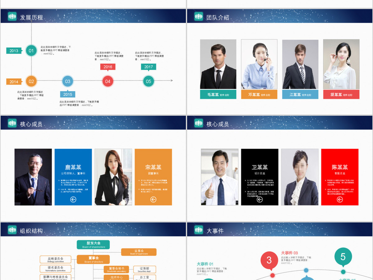 2019创业融资计划书PPT模板