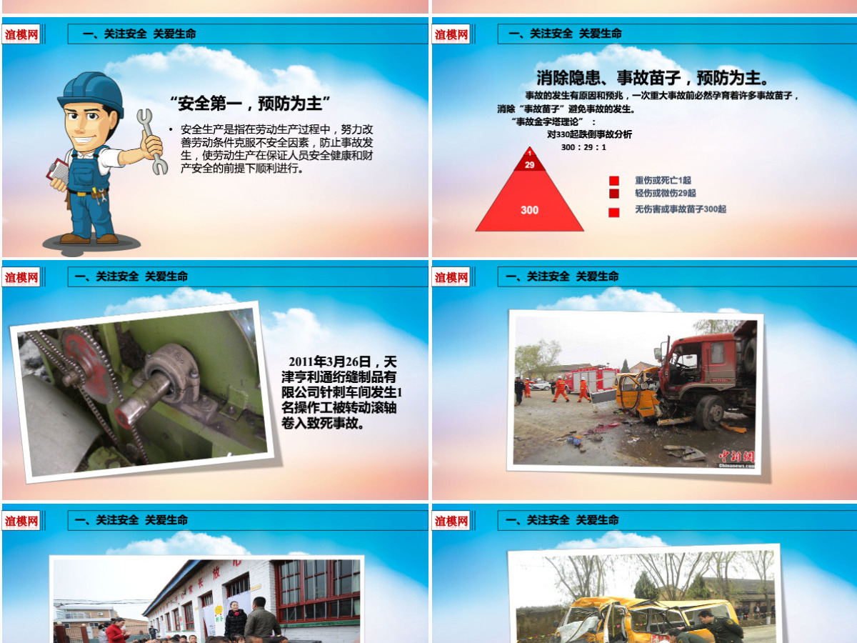 2019安全建筑知识PPT模板