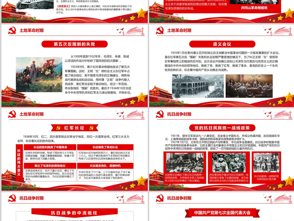中国共产党党史建党100周年光辉的历程党课学习PPT--含讲稿 中国共产党党史建党100周年光辉的历程党课学习PPT--含讲稿