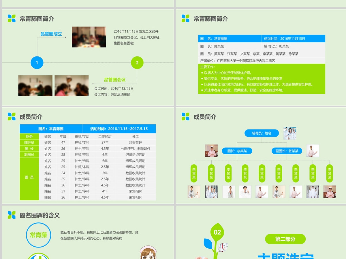 常青藤活动PPT模板