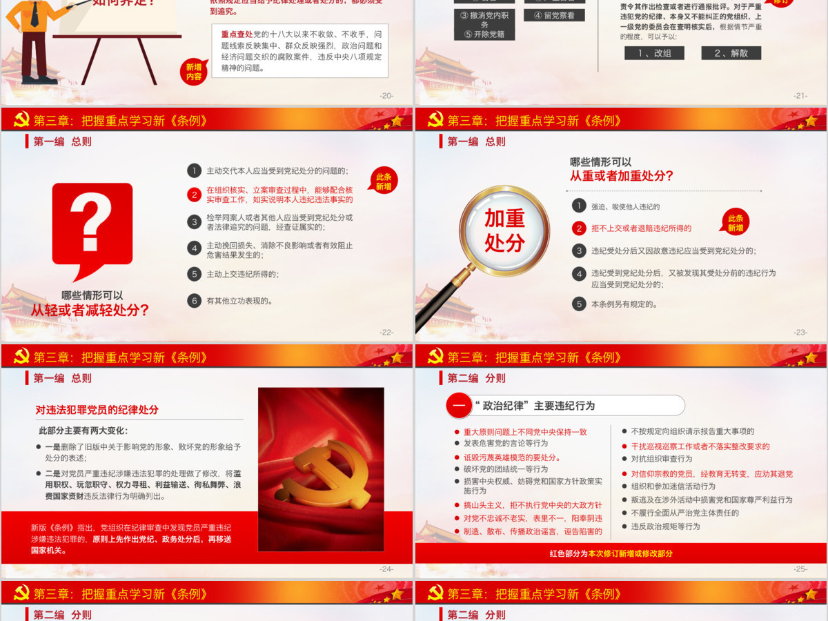 原创2018中国共产党纪律处分条例党课PPT-版权可商用 原创2018中国共产党纪律处分条例党课PPT-版权可商用