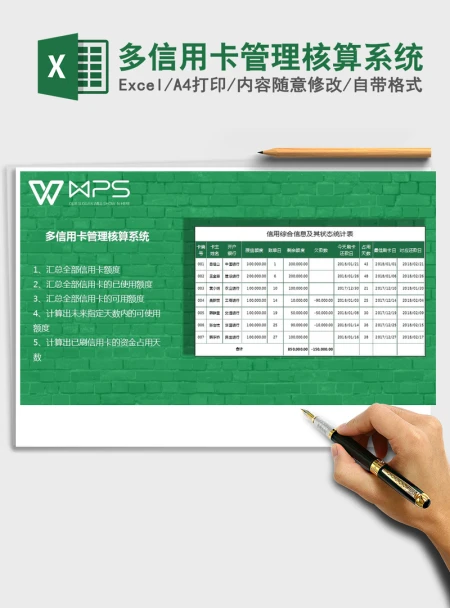 2021年多信用卡管理核算系统 2021年多信用卡管理核算系统