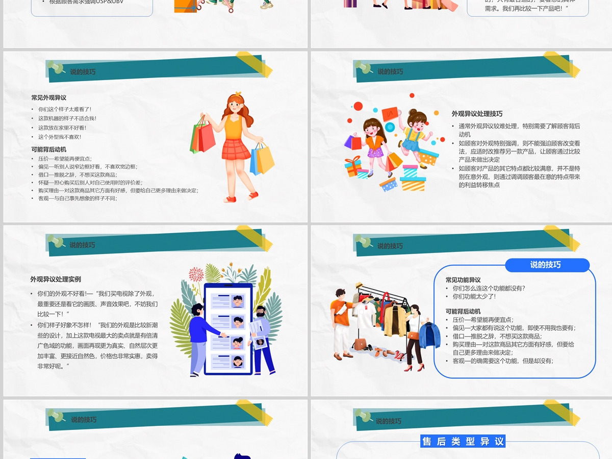 2022导购员销售技巧简约风导购员销售技巧培训课件模板PPT