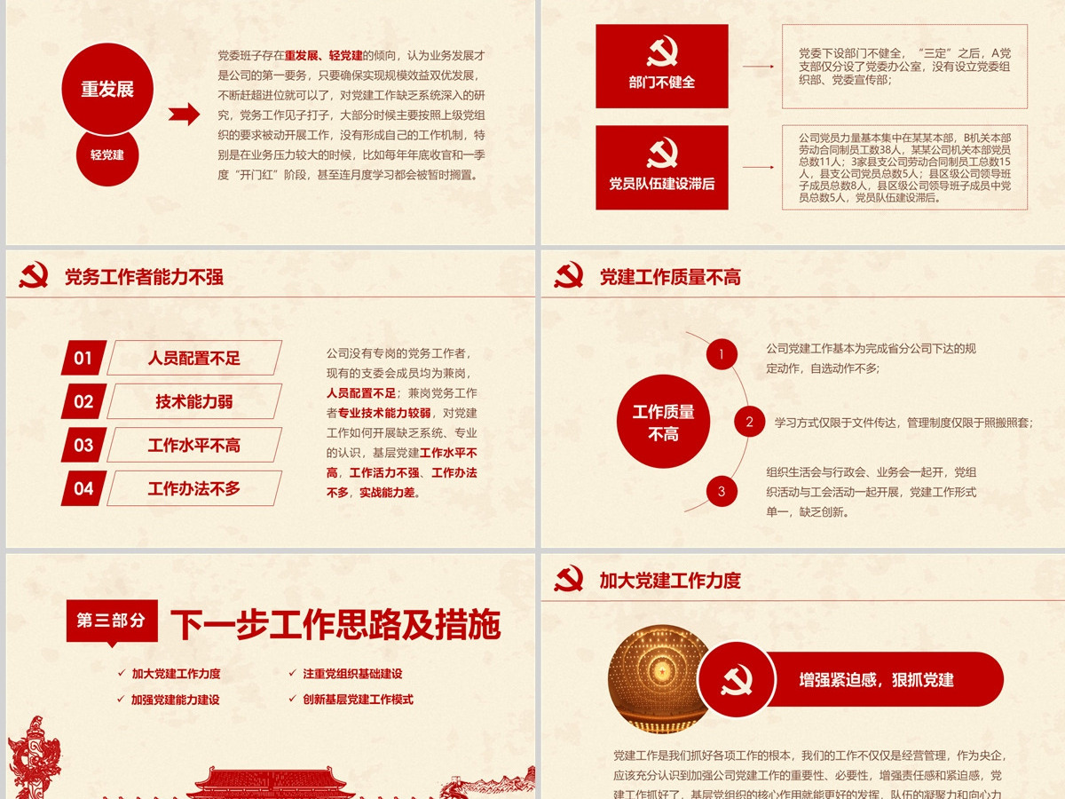 党员干部党委书记述职报告党支部工作总结ppt 党员干部党委书记述职报告党支部工作总结ppt