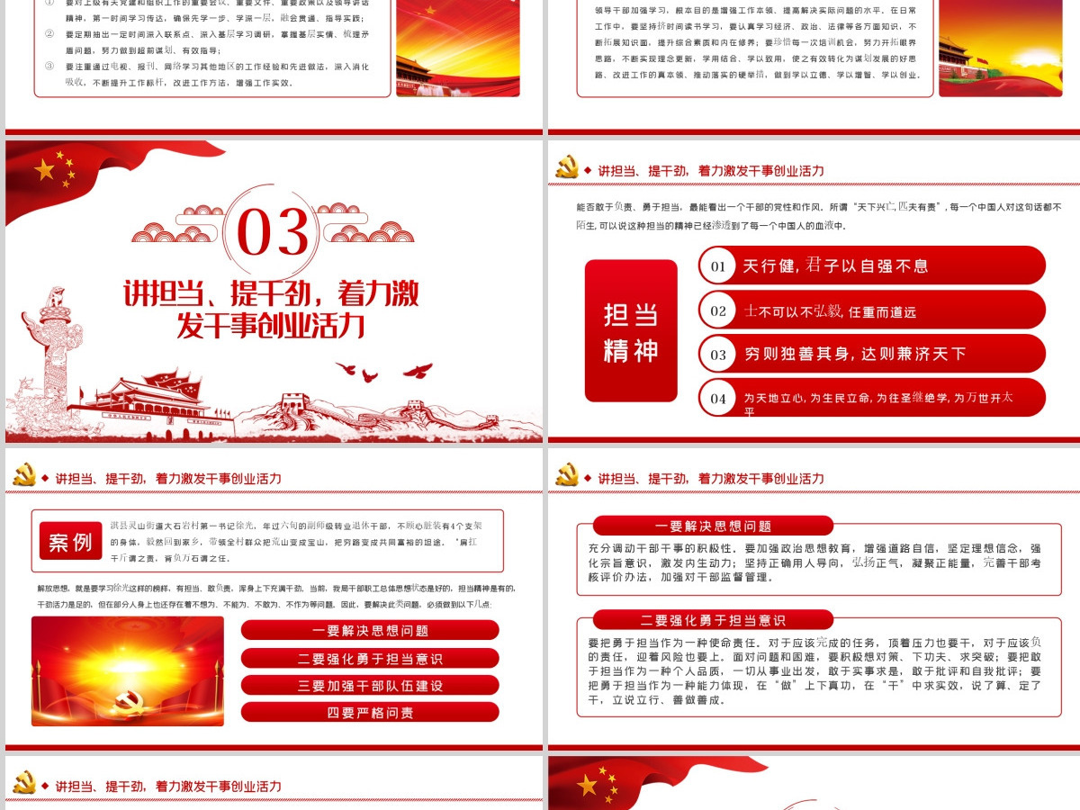 践行四讲四提做合格党员党课PPT模板
