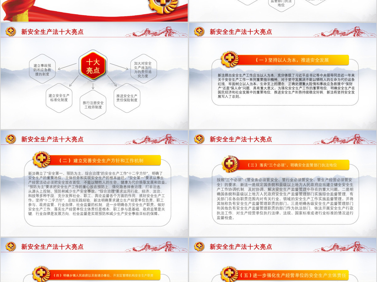 2019年安全生产教育ppt设计模板幻灯片 2019年安全生产教育ppt设计模板幻灯片