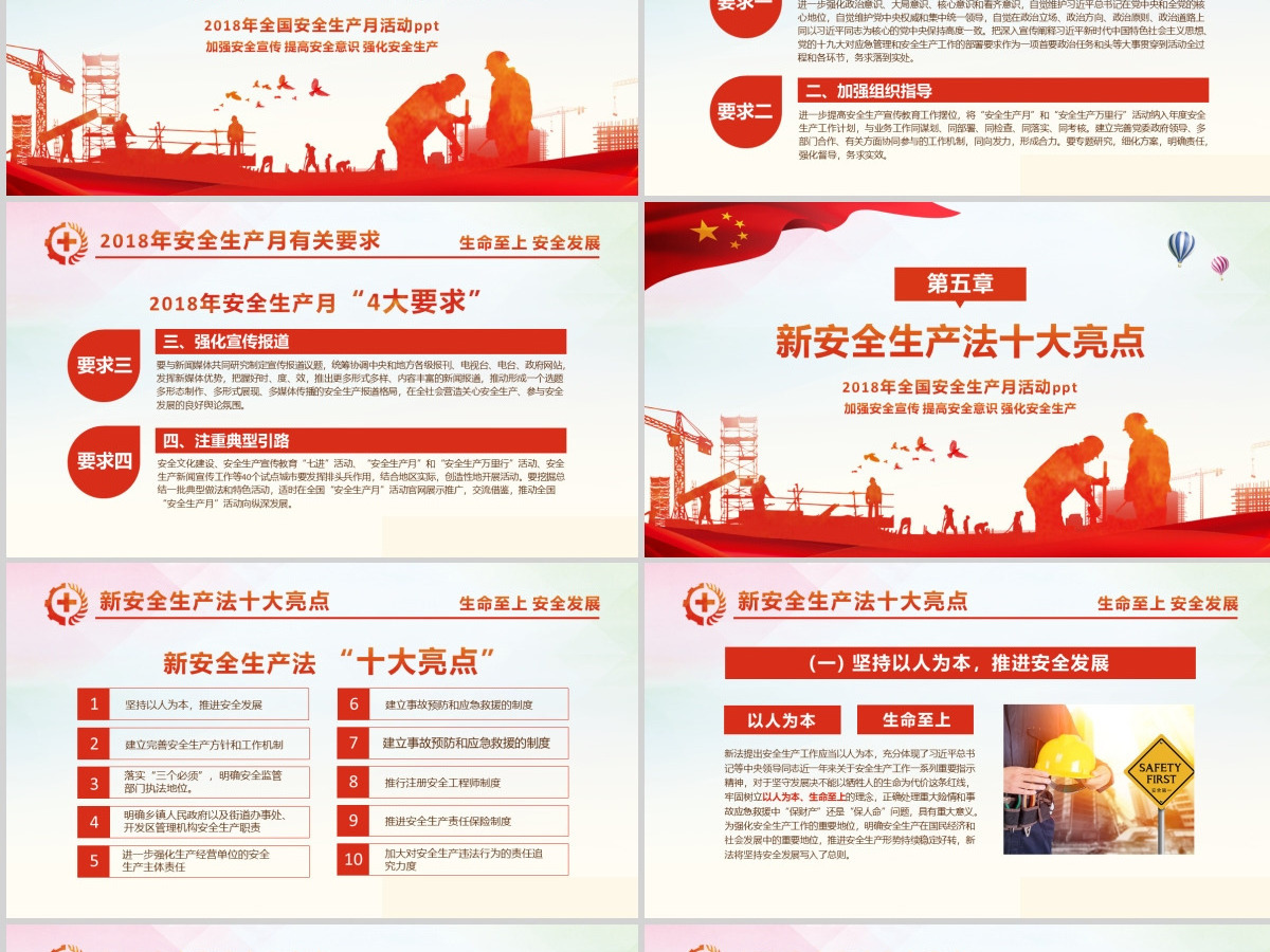 2018年安全生产月PPT精讲解读