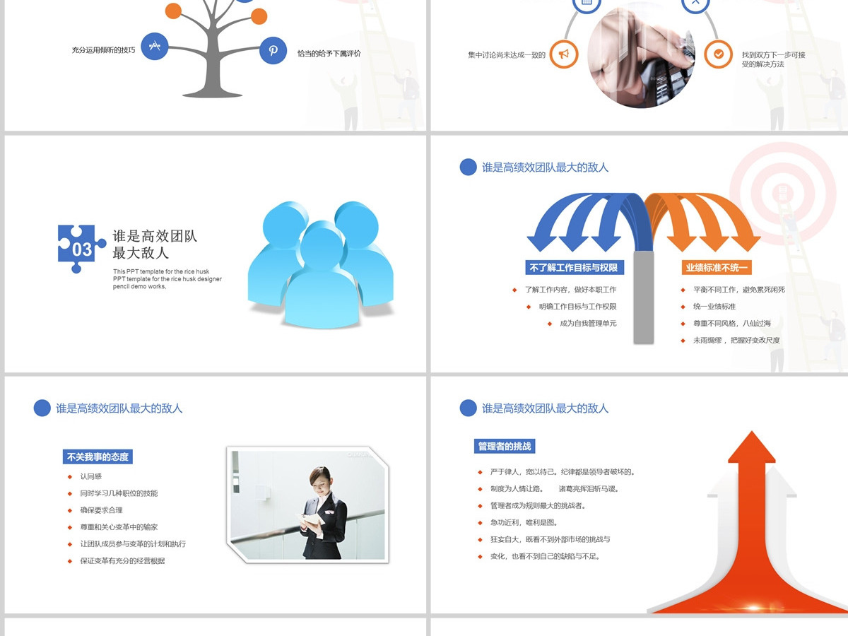 橙色团队凝聚力培训课件PPT高效团队精神团结合作PPT模板 橙色团队凝聚力培训课件PPT高效团队精神团结合作PPT模板