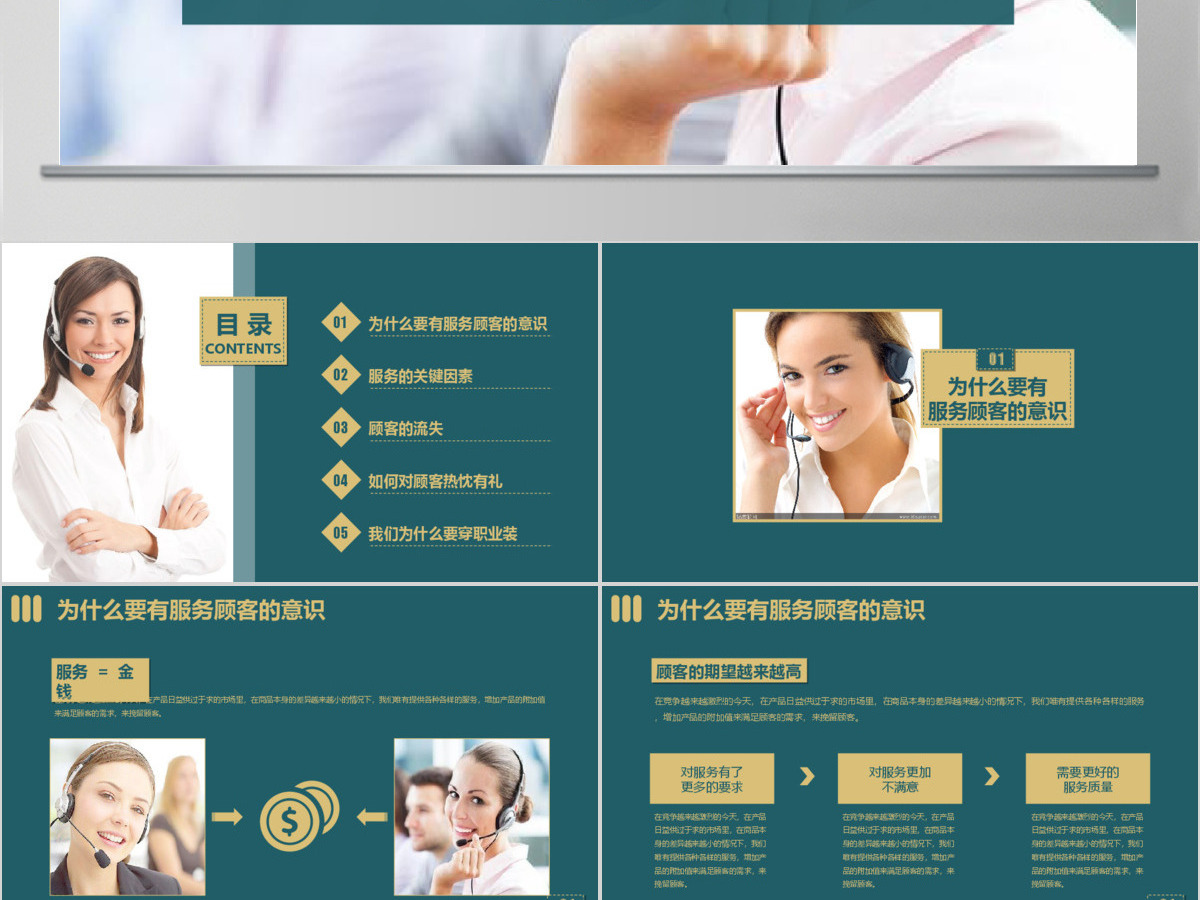 销售/客服服务礼仪培训PPT