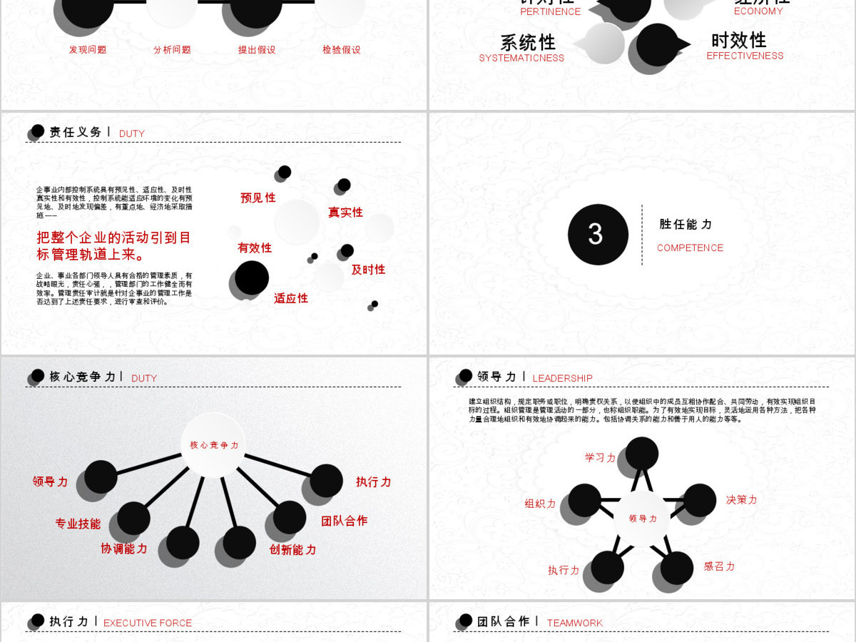 个人述职竞聘简历PPT模板