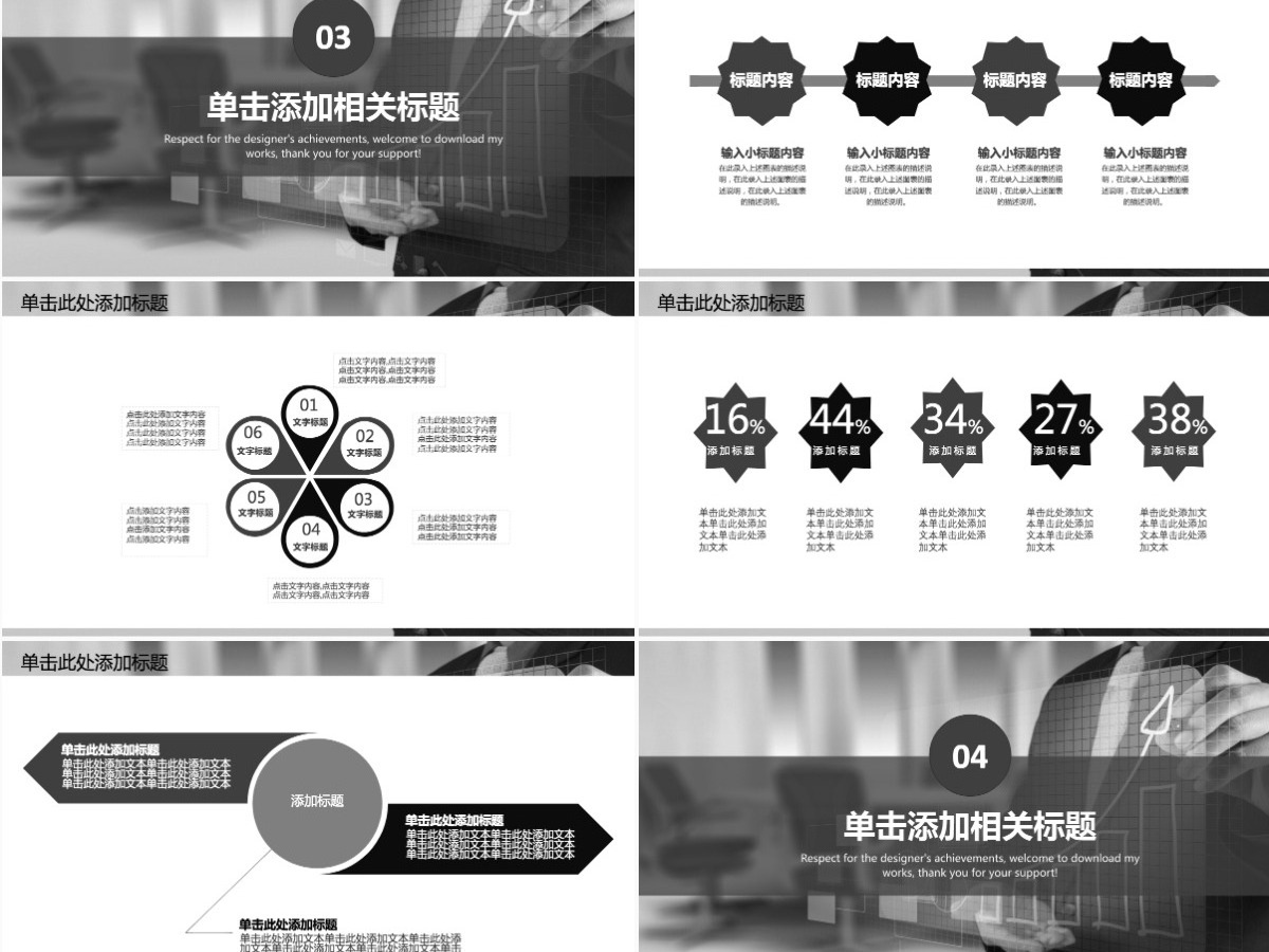 财务部工作汇报年终总结PPT模板