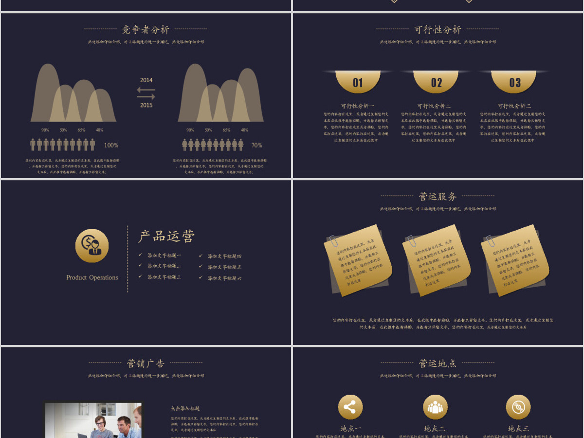 框架完整大气黑金商业策划书创业计划书PPT 框架完整大气黑金商业策划书创业计划书PPT