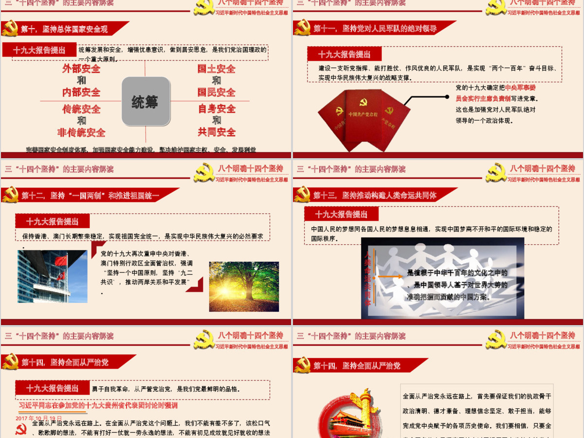 八个明确和十四个坚持学习解读专题党课ppt课件 八个明确和十四个坚持学习解读专题党课ppt课件