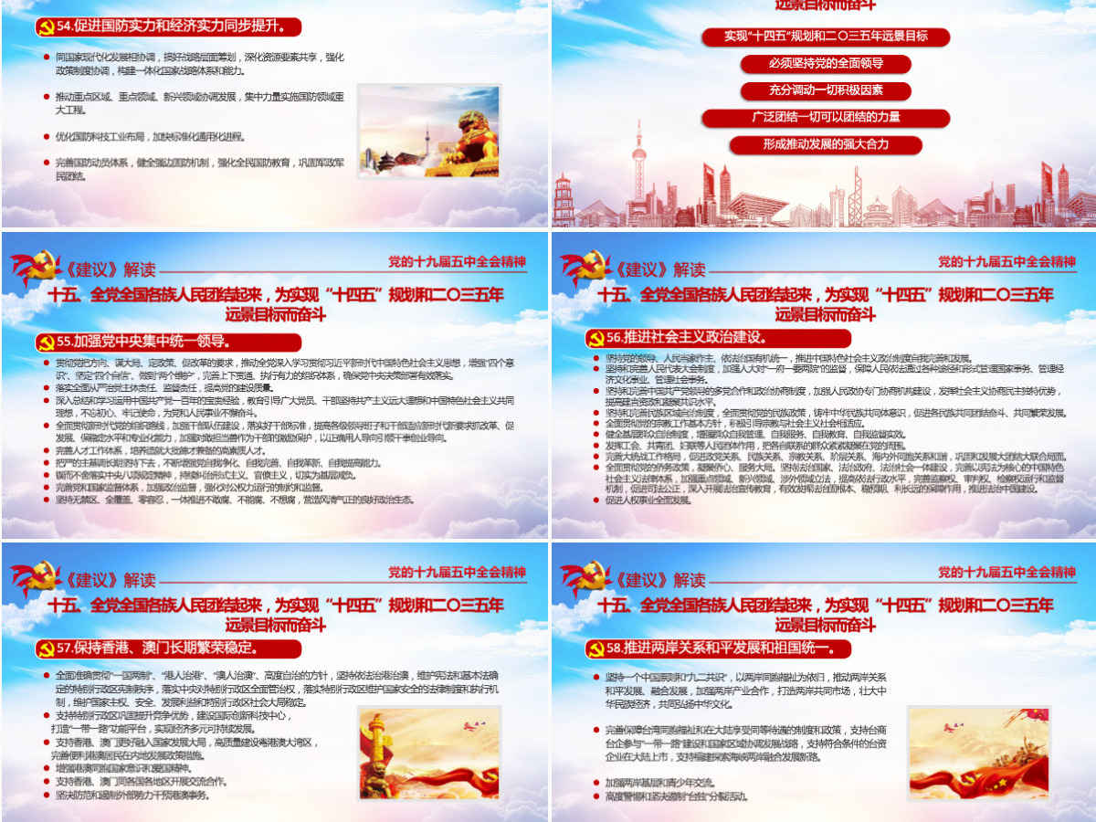 超详细十九届五中全会公报及十四五2035远景目标的建议PPT--含讲稿
