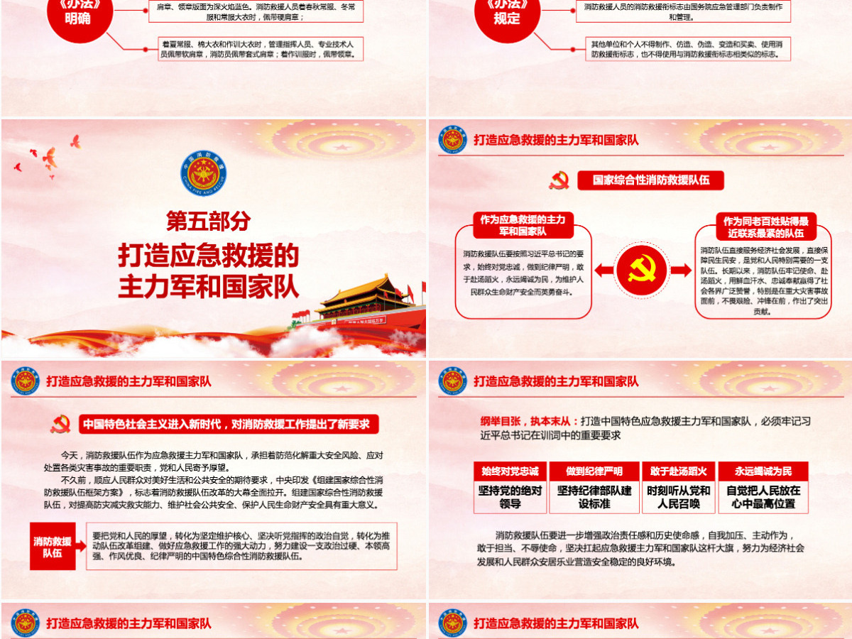 学习习近平向国家综合性消防救援队伍授旗并致训词精神 学习习近平向国家综合性消防救援队伍授旗并致训词精神