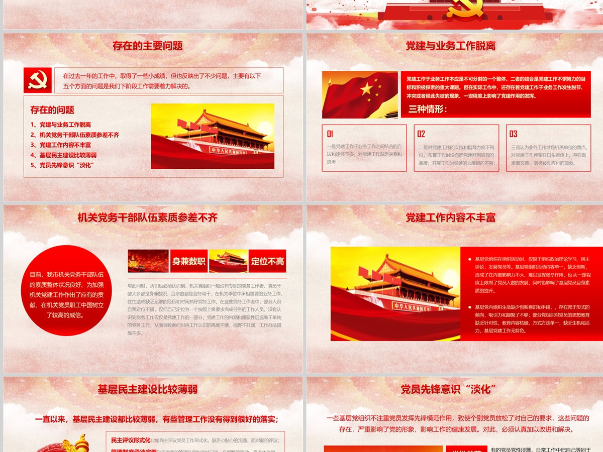 2023基层党建党支部工作总结ppt