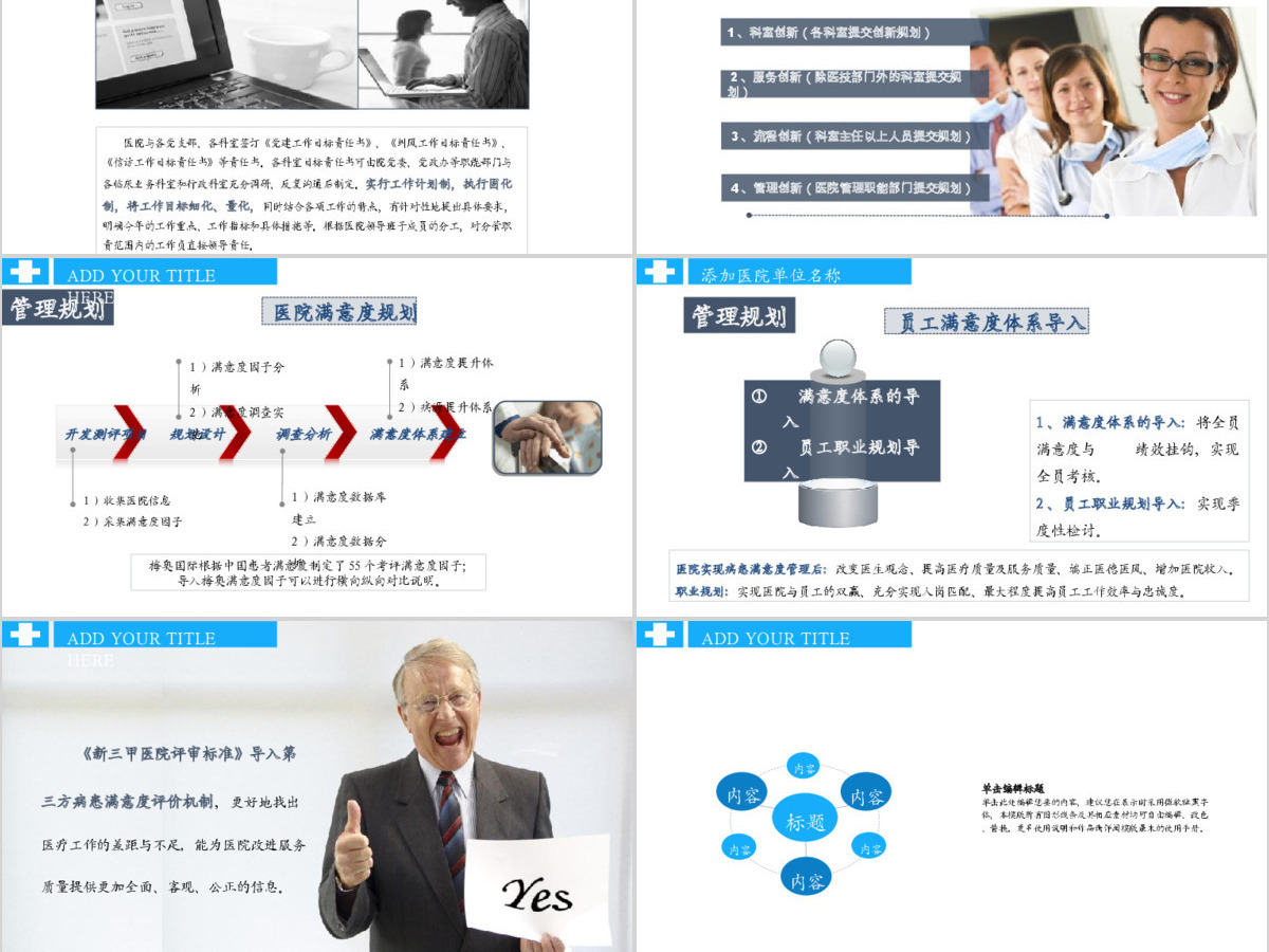 医疗健康养生疗养行业通用PPT模板