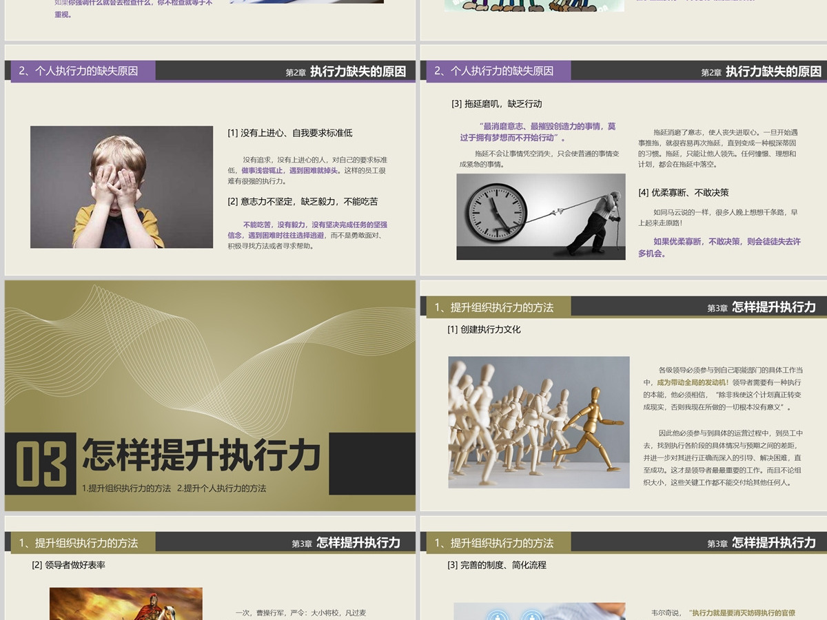 企业培训课程赢在执行力PPT 企业培训课程赢在执行力PPT
