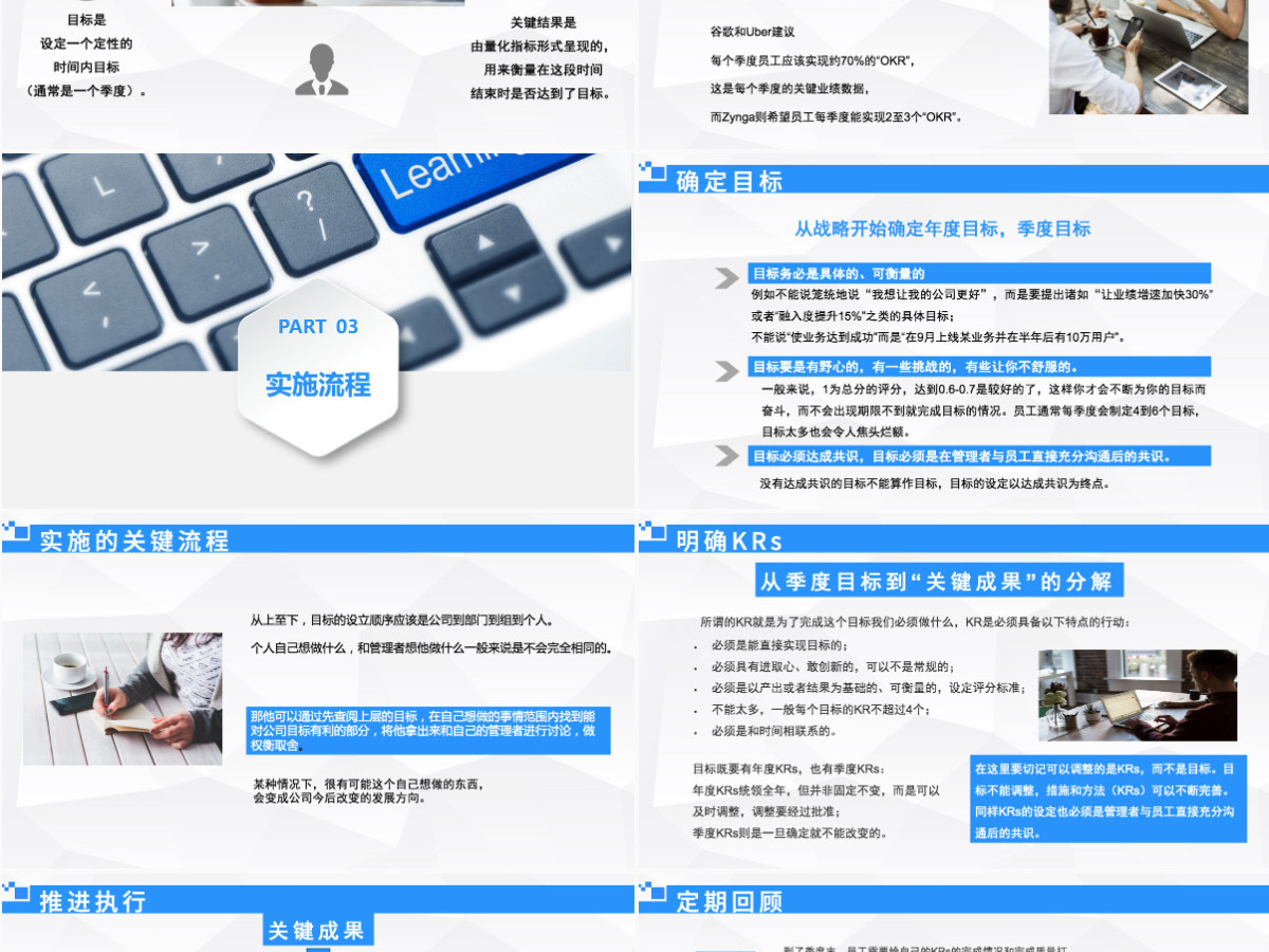 企业培训之OKR工作法目标与关键结果法PPT模板 企业培训之OKR工作法目标与关键结果法PPT模板