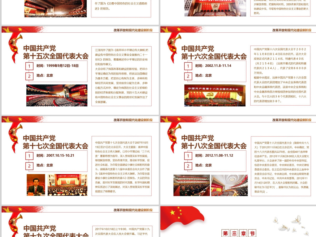 建党节97周年光辉的历程党课课件中国共产党党史党建PPT模板 建党节97周年光辉的历程党课课件中国共产党党史党建PPT模板