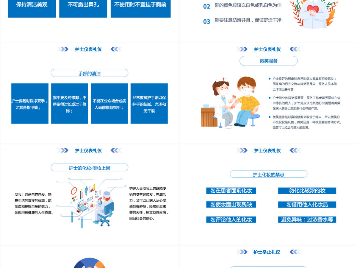2022护士服务规范与礼仪培训卡通风医院护士护理礼仪培训课件模板PPT 2022护士服务规范与礼仪培训卡通风医院护士护理礼仪培训课件模板PPT