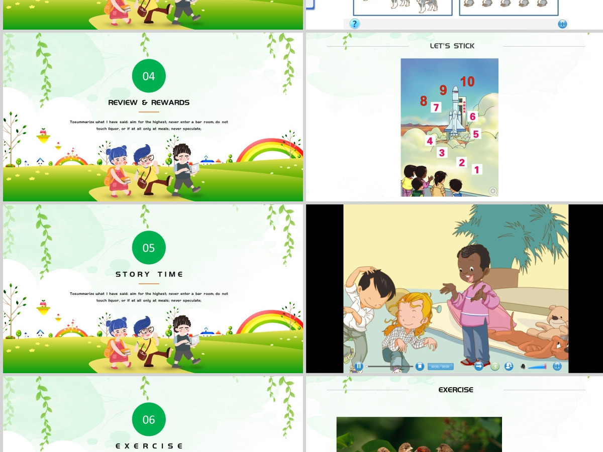 人教版小学一年级英语上册第四课：numbers（含配套教案）课件PPT