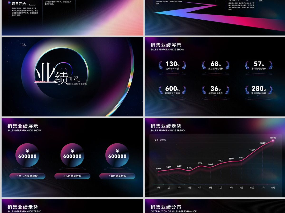 星空质感年终总结工作汇报PPT 星空质感年终总结工作汇报PPT