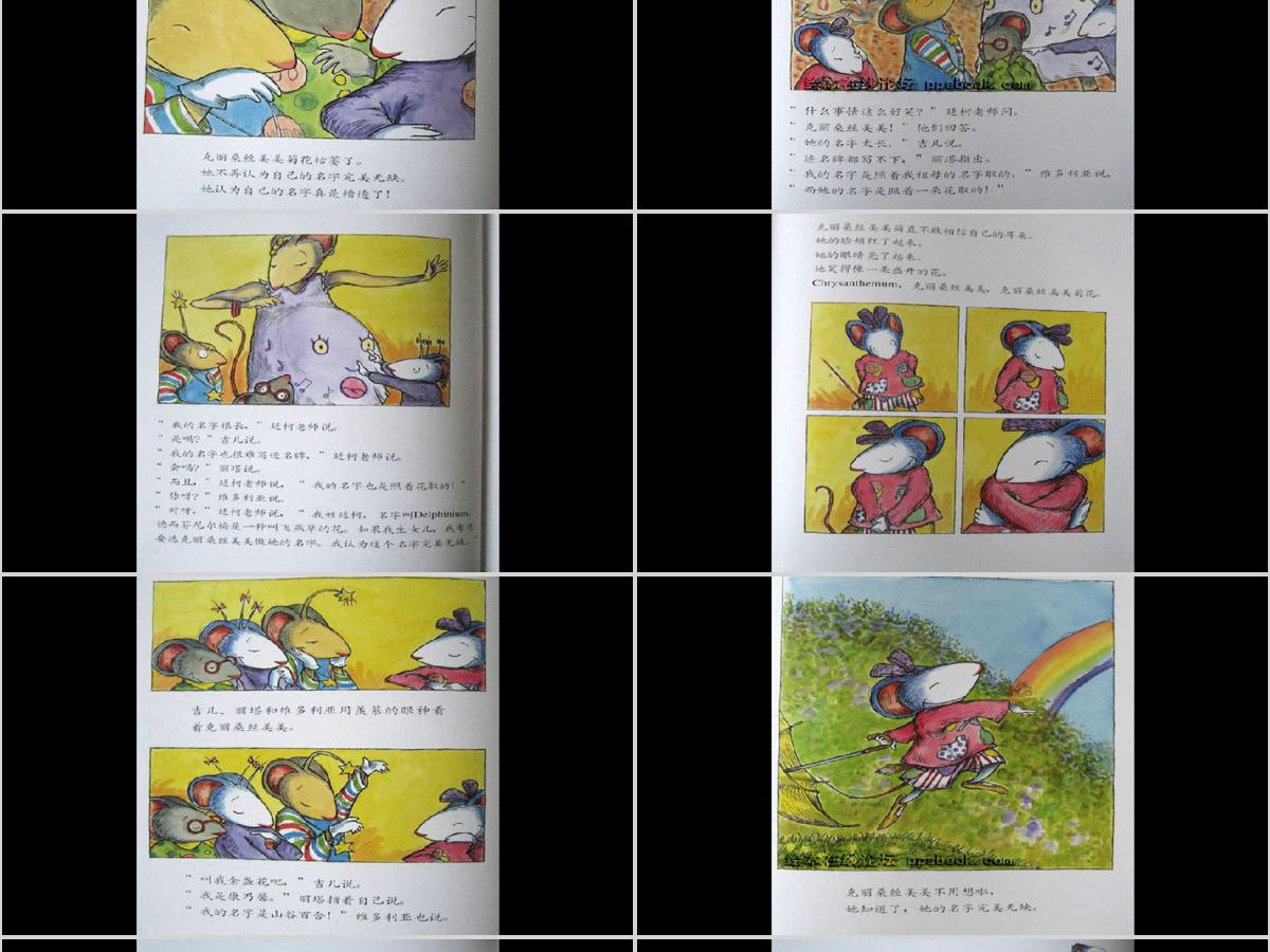 我的名字克丽桑斯美美菊花绘本 我的名字克丽桑斯美美菊花绘本