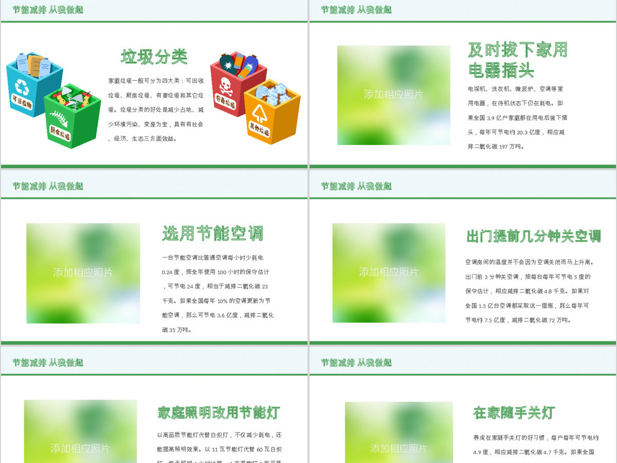 2020年绿色节能宣传周及全国低碳日宣传教育PPT 2020年绿色节能宣传周及全国低碳日宣传教育PPT