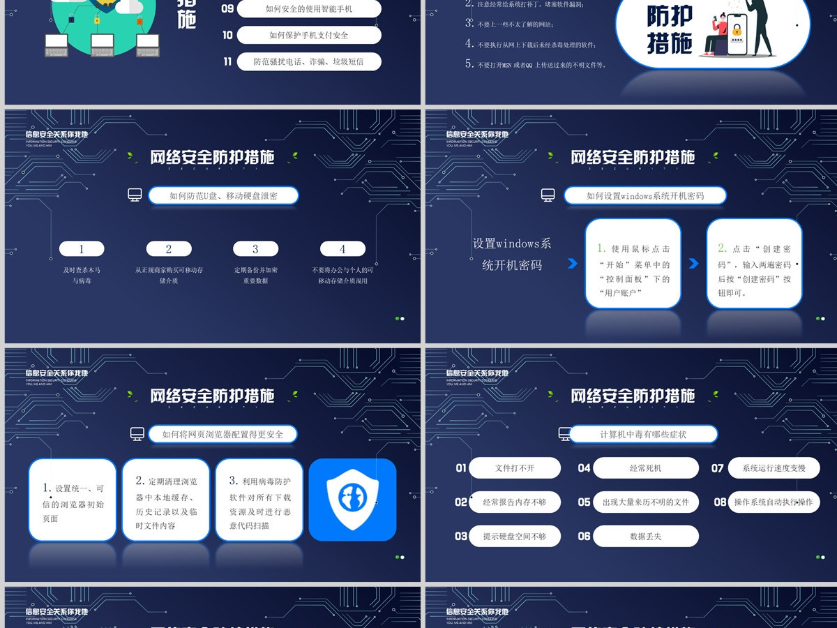 2023国家网络安全宣传周PPT警惕信息泄露维系网络安全宣教课件下载
