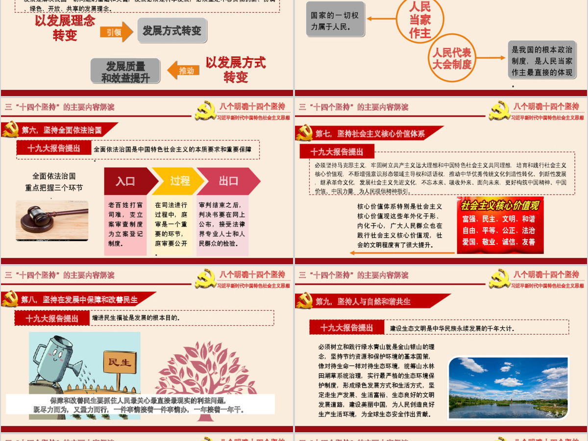 八个明确和十四个坚持学习解读专题党课ppt课件 八个明确和十四个坚持学习解读专题党课ppt课件