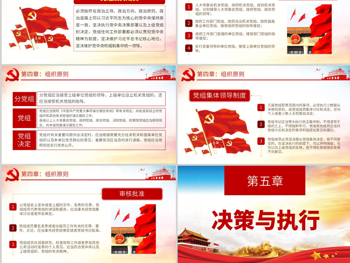 原创学习解读中国共产党党组工作条例党课PPT-含讲稿 原创学习解读中国共产党党组工作条例党课PPT-含讲稿