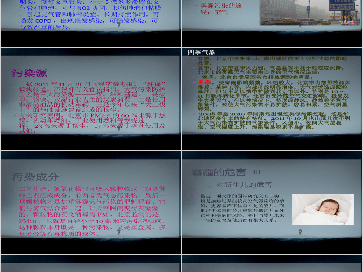 雾霾动态PPT 雾霾动态PPT