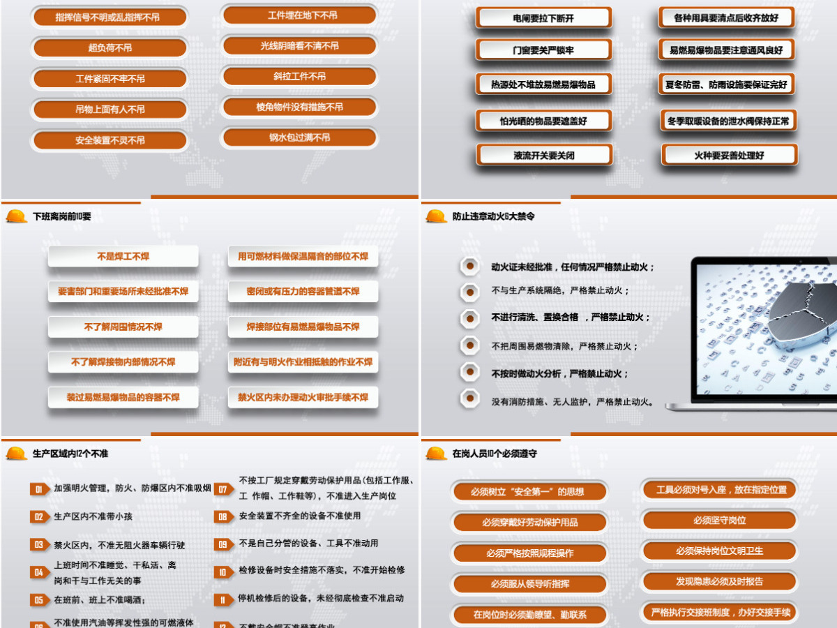 企业员工安全生产培训PPT模板