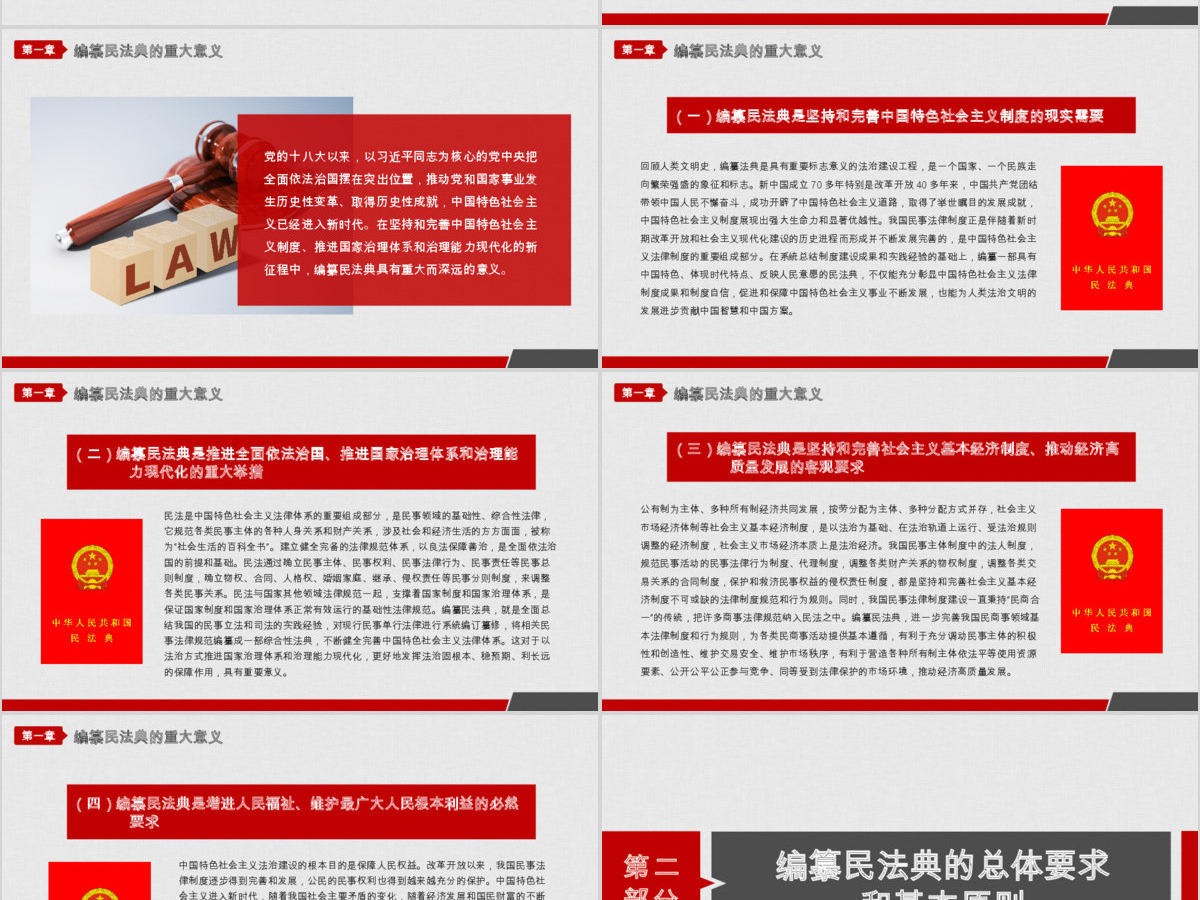 中华人民共和国民法典草案解读党课PPT 中华人民共和国民法典草案解读党课PPT