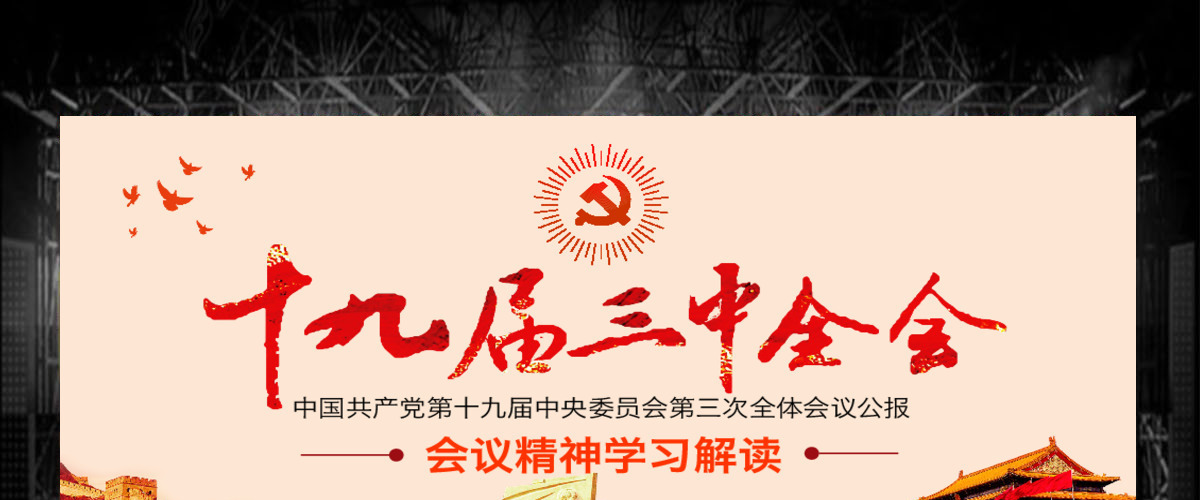 2019十九届三中全会PPT模板