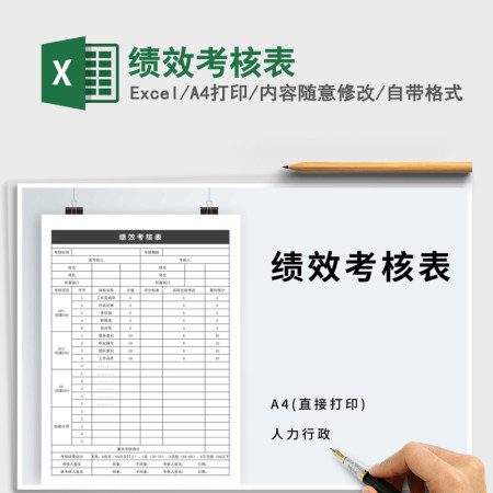 2021年绩效考核表