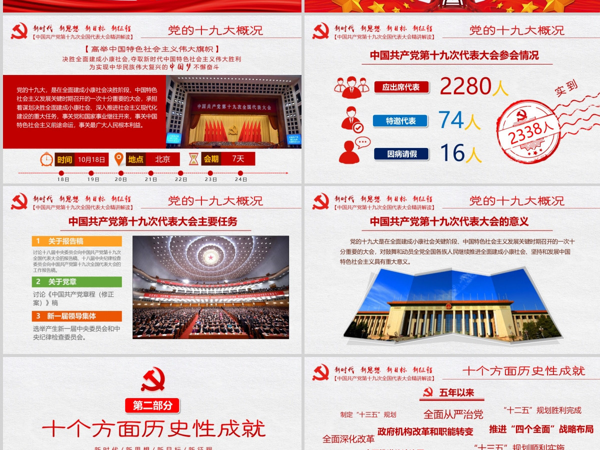 中国共产党第十九次全国代表大会精讲解读 中国共产党第十九次全国代表大会精讲解读