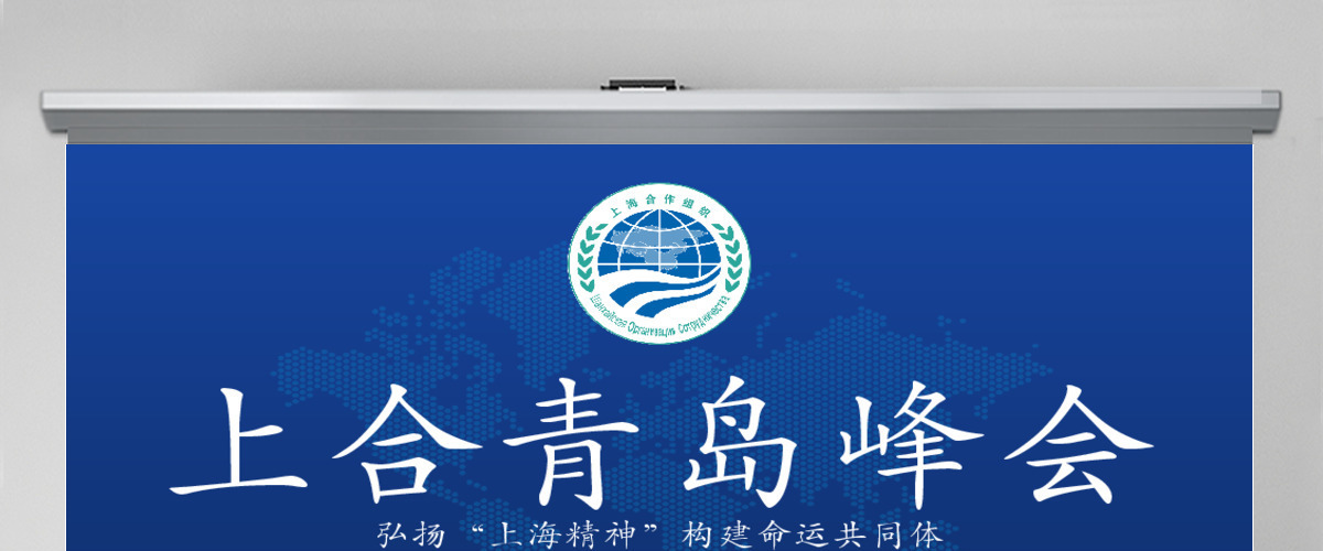 学习解读上合组织青岛峰会PPT模板
