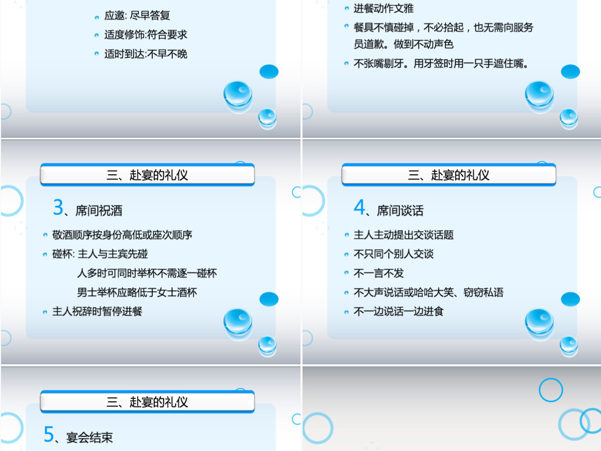 礼仪与沟通培训PPT模板