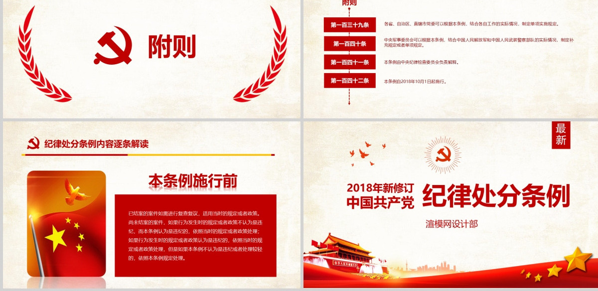 原创精讲新版中国共产党纪律处分条例党课PPT-含讲稿