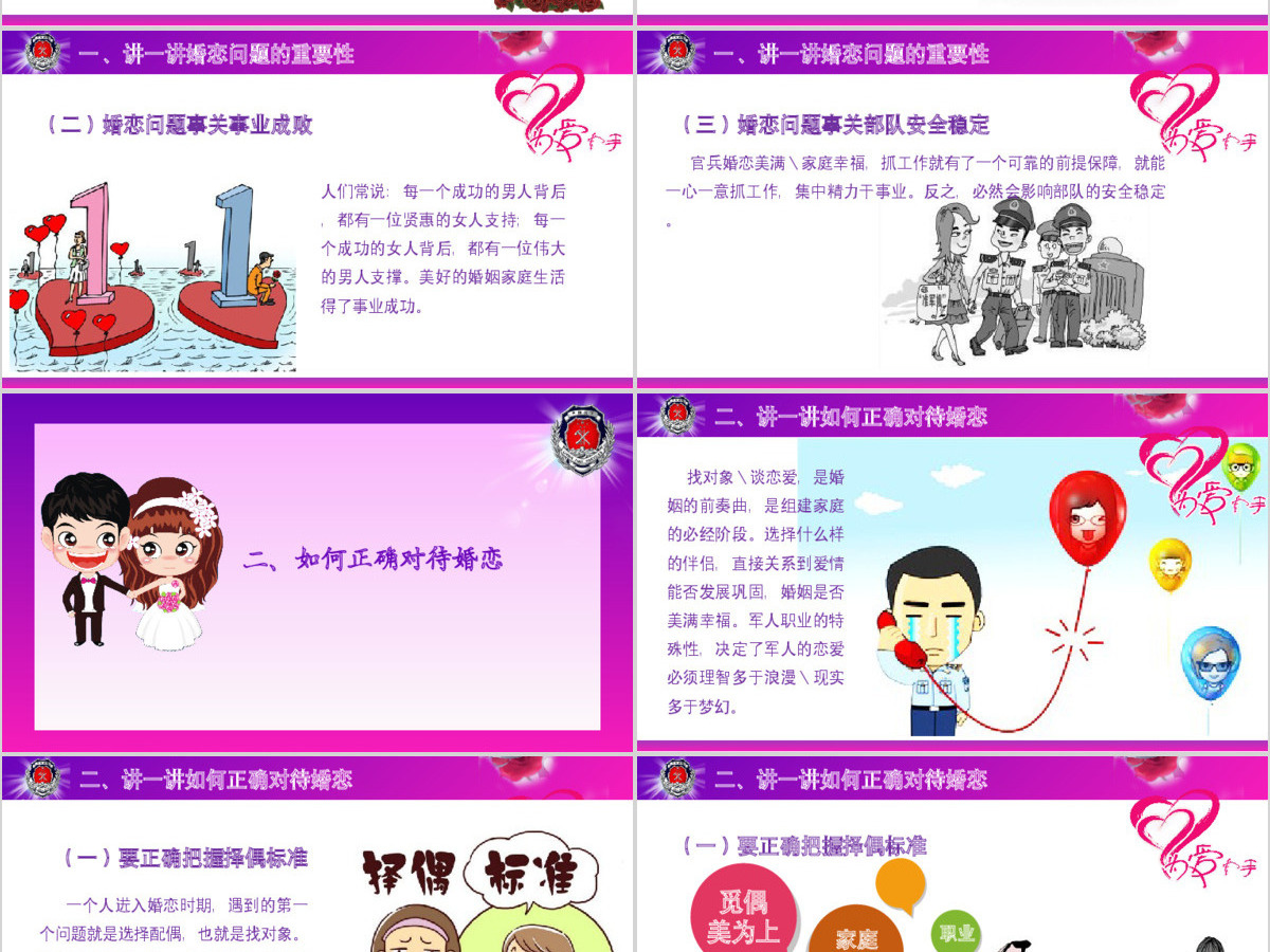 完整内容军队武警消防部队婚恋观课件PPT