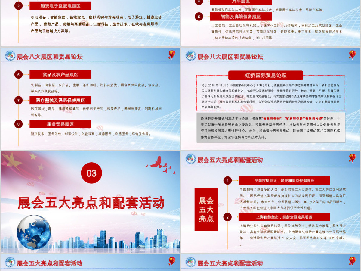 原创首届中国国际进口博览会2018上海进博会PPT 原创首届中国国际进口博览会2018上海进博会PPT
