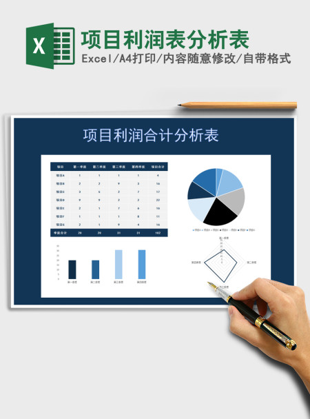 2021年项目利润表分析表