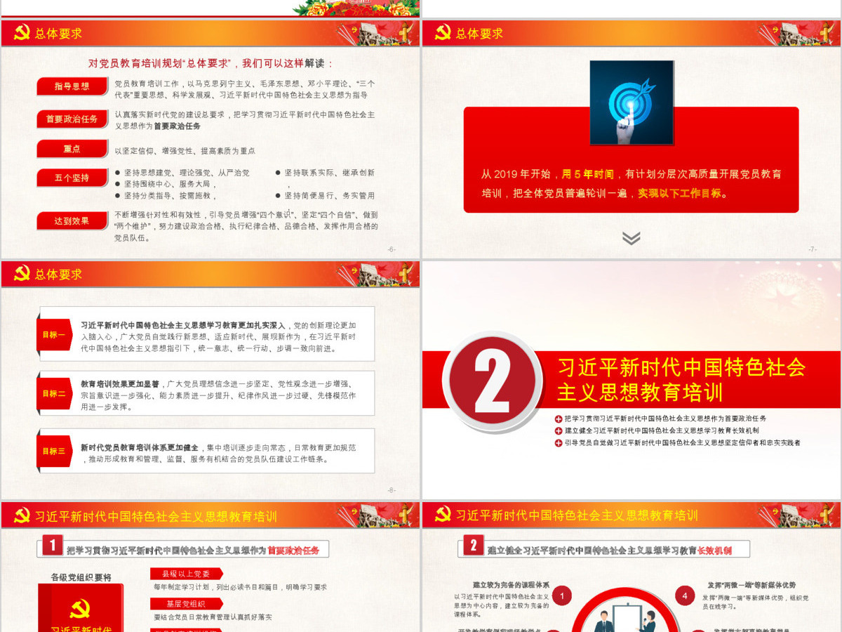 原创2019全国党员教育培训工作规划PPT 原创2019全国党员教育培训工作规划PPT