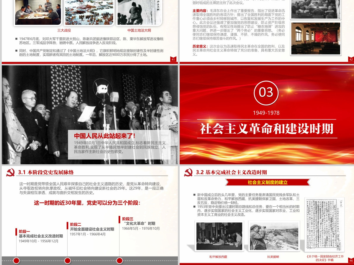 中国共产党党史PPT-含讲稿