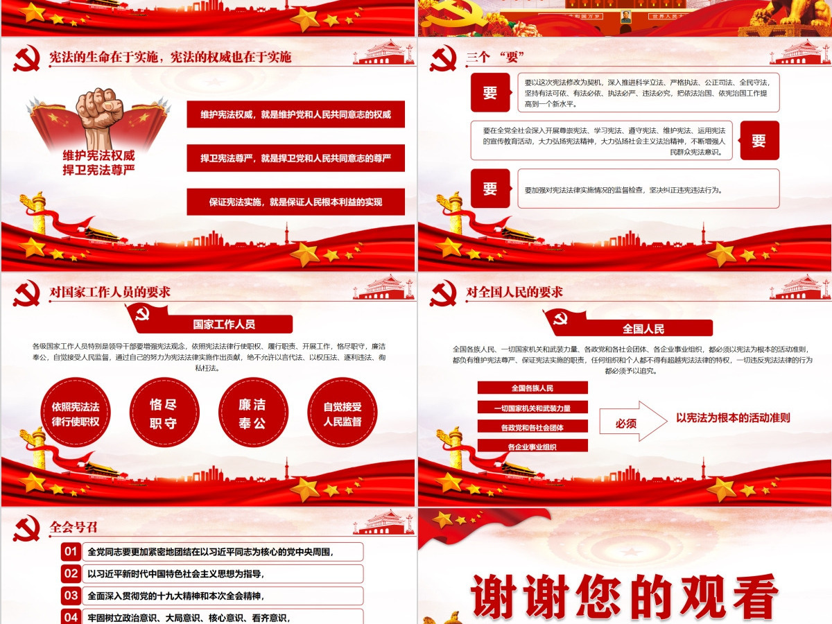 中华人民共和国宪法修正案解读党建PPT 中华人民共和国宪法修正案解读党建PPT