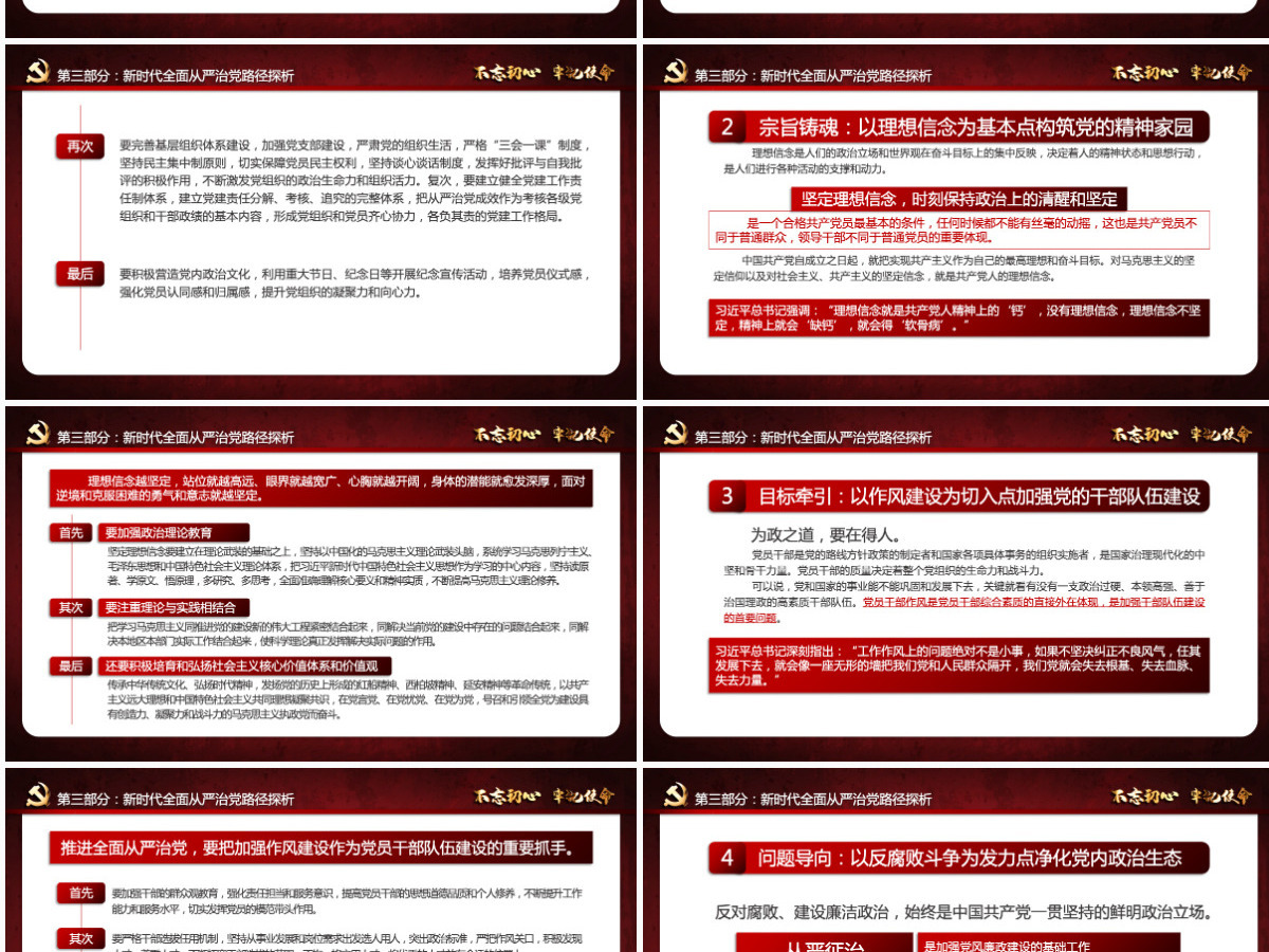 原创新时代全面从严治党PPT基层党员干部党风廉政建设微党课课件教案-含讲稿 原创新时代全面从严治党PPT基层党员干部党风廉政建设微党课课件教案-含讲稿